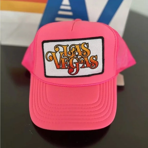 Aviator Nation Pink Las Vegas Hat Aviator Nation | Accessories | Aviator Nation Neon Pink With  main image 2